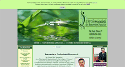 Desktop Screenshot of professionistibenessere.it